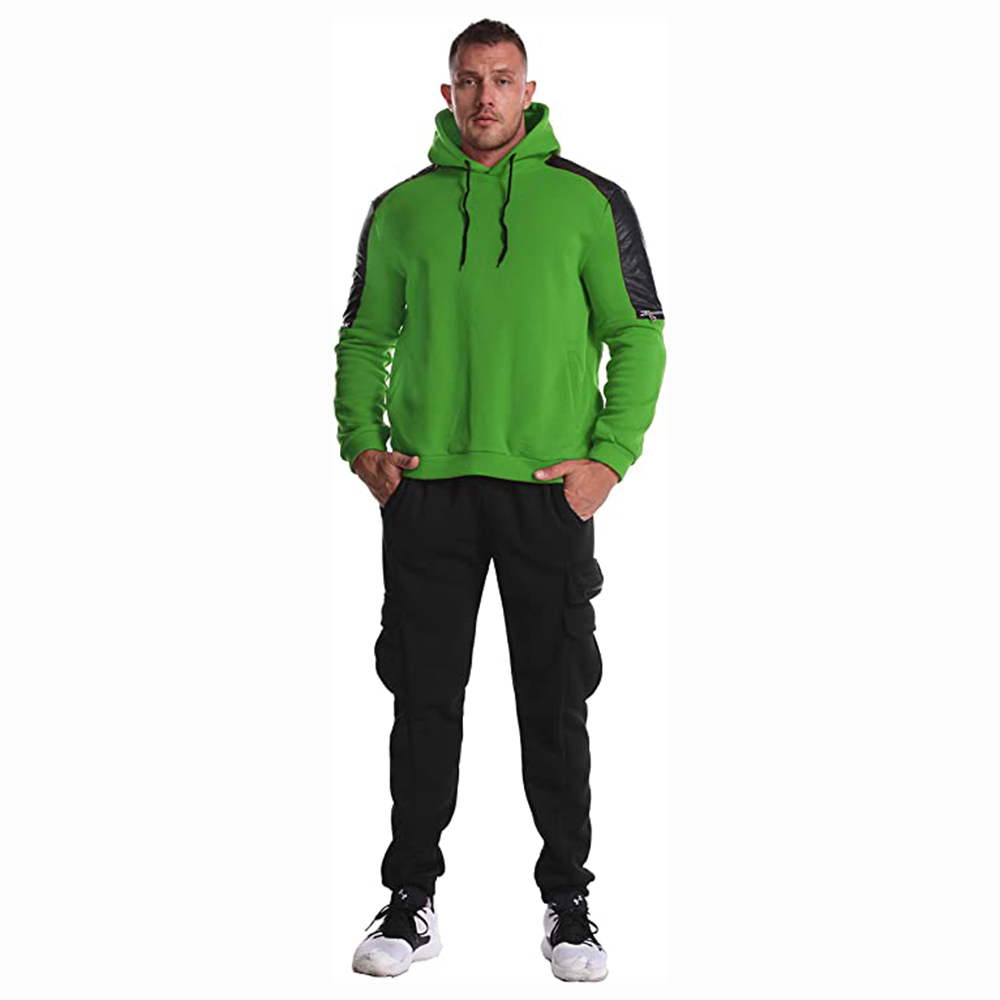 Hestic Sports Wear Men's Athletic Running Tracksuit Set Casual Full Zip Jogging Sweat Suit