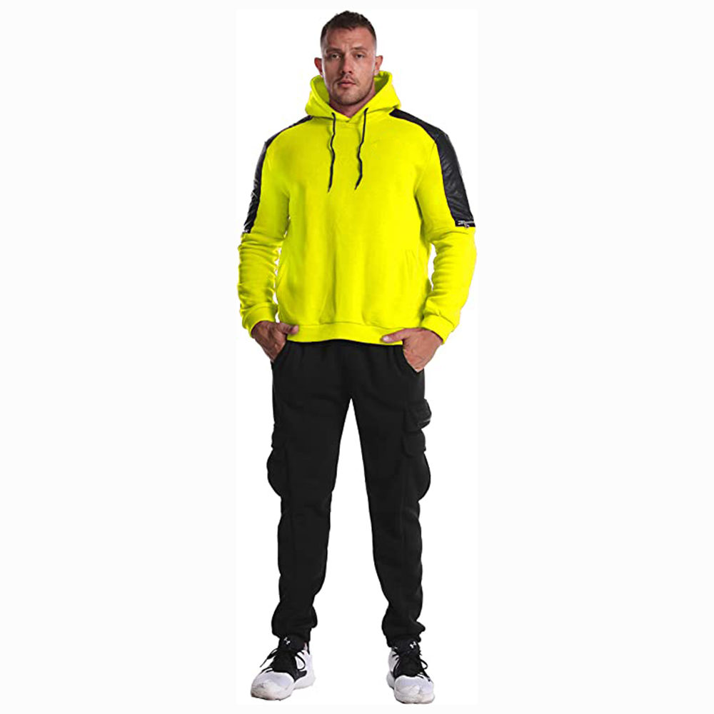 Hestic Sports Wear Men's Athletic Running Tracksuit Set Casual Full Zip Jogging Sweat Suit