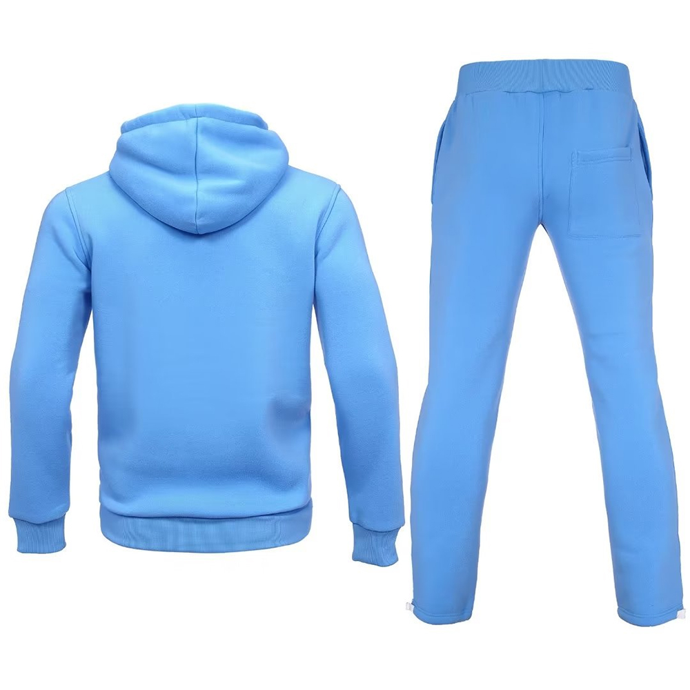 Hestic Sports Wear Men's Athletic Running Tracksuit Set Casual Full Zip Jogging Sweat Suit