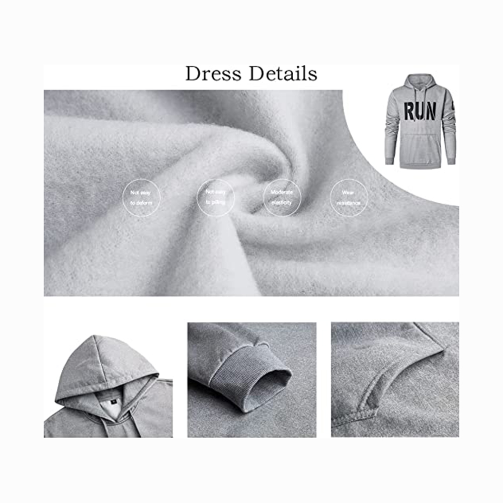 Hestic Sports Wear Men's Athletic Running Tracksuit Set Casual Full Zip Jogging Sweat Suit