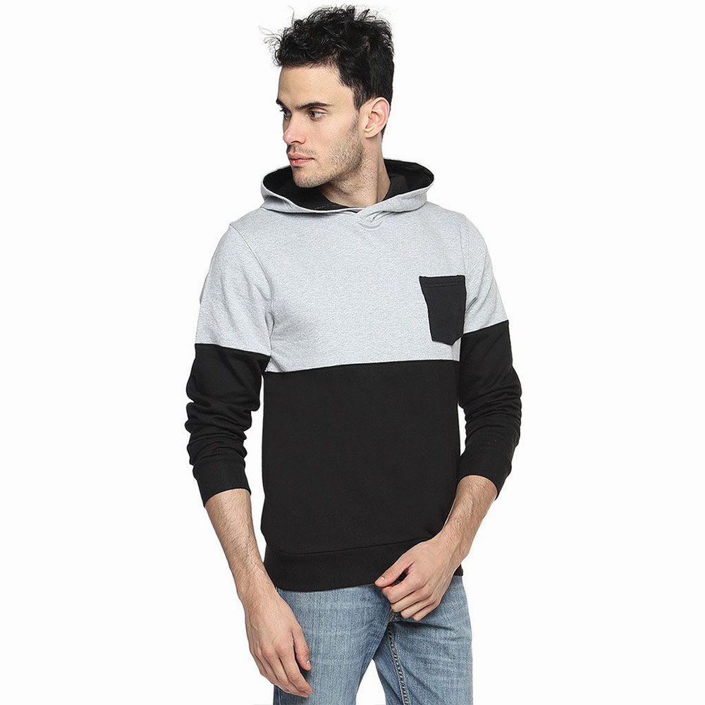 New Arrival Custom Wholesale Blank 300 Gsm Heavyweight 100% Cotton Fleece Pullover Men Hoodie In Bulk