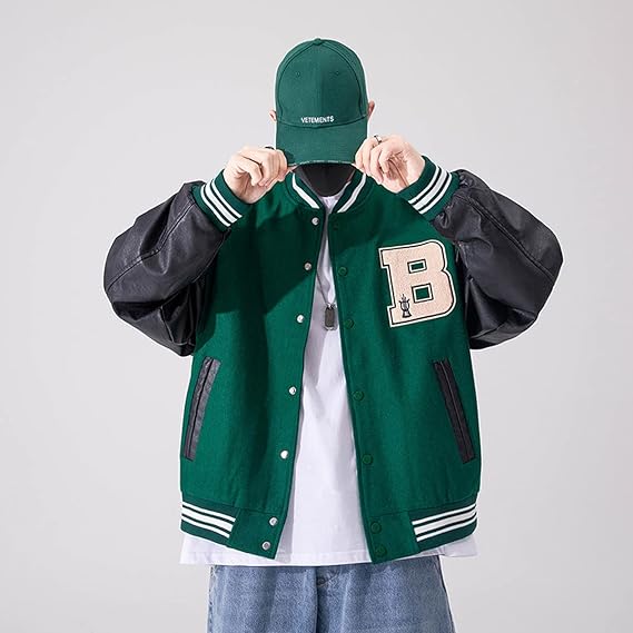 Hestic Sports Wear Varsity Jackets Wool Made Patches Work Wholesale Custom Embroidery Baseball Jackets With Custom Label Logo
