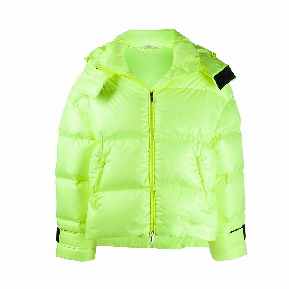Hestic Sports Wear Wholesale Custom Winter Puffer Jacket Men Women Sherpa Lining Design Hooded Mens Puffer Jackets