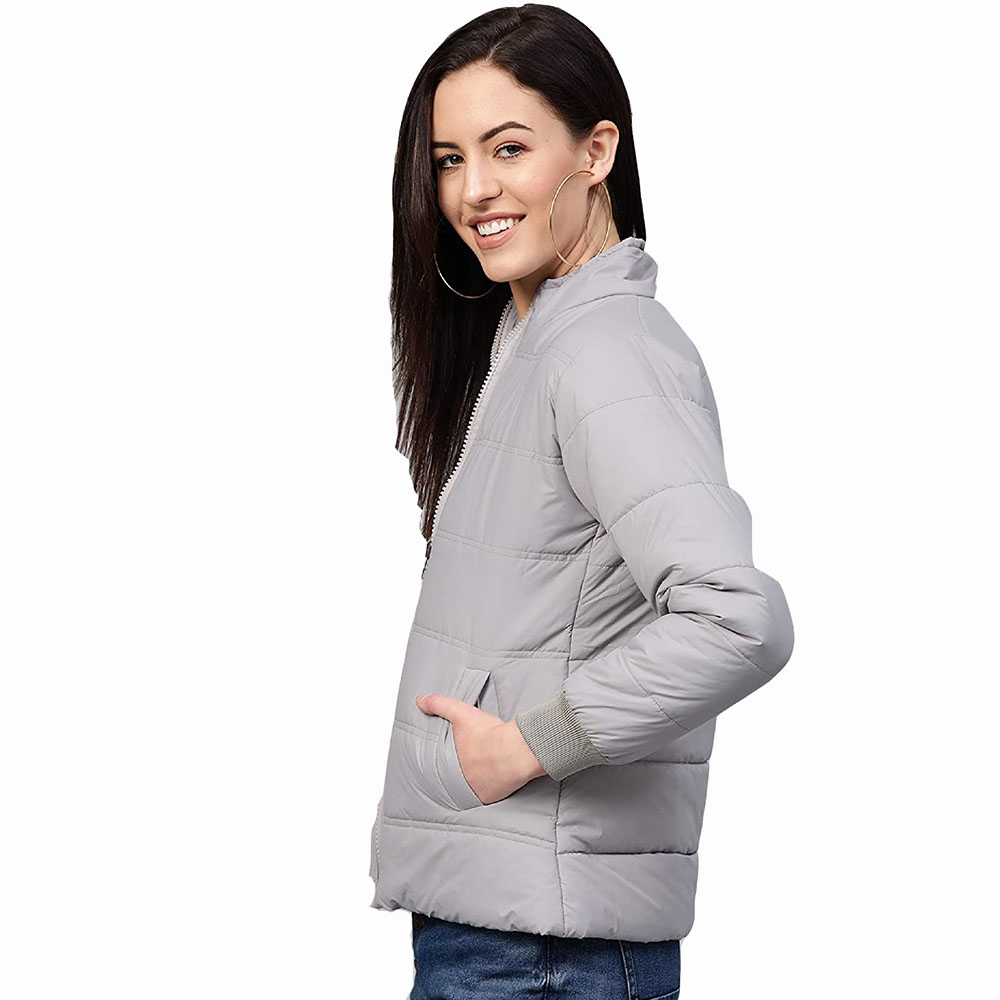 Hestic Sports Wear Newest Stylish Fashion Womens Down Coat Customized Logo Down Jacket puffer jacket men custom logo