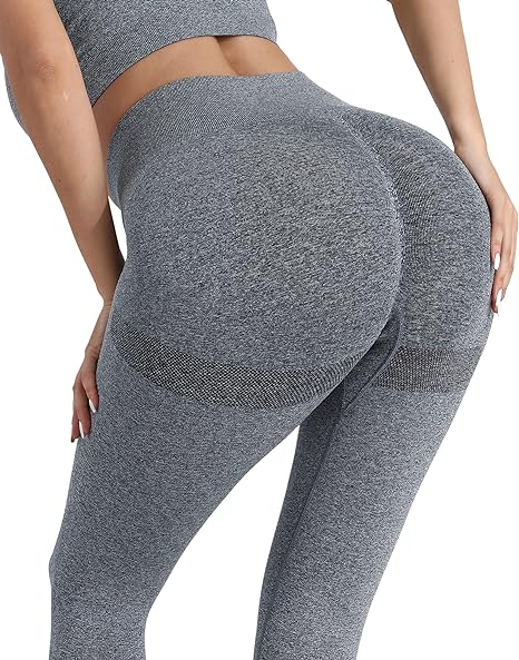 Hestic Sports Wear Women's Soft High Waisted Leggings Tummy Control Yoga Pants High waist butt lifting custom yoga pants