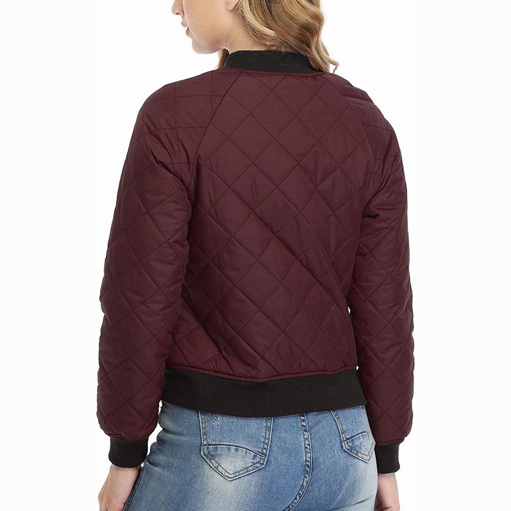 Hestic Sports Wear women bomber jacket wholesale winter ladies sports jacket custom print streetwear unisex floral bomber jackets