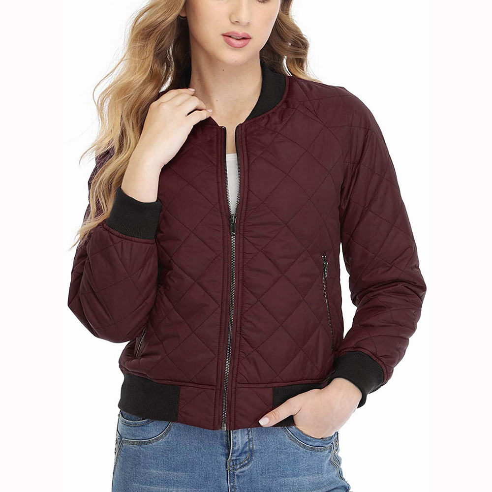 Hestic Sports Wear women bomber jacket wholesale winter ladies sports jacket custom print streetwear unisex floral bomber jackets